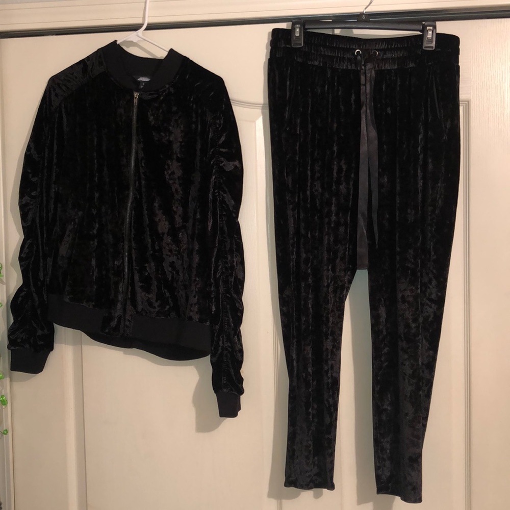 project runway sweat suit